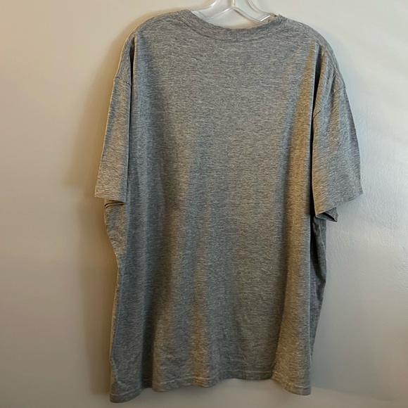 LET’S GET READY TO STUMBLE Tee * T-Shirt * Gray with Green * UNISEX size XL * - Picture 3 of 4